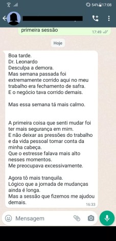 Depoimento Leonardo Augusto Terapeuta